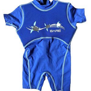 Kids Bare Dolphin Floaty Shorty Wetsuit 1mm Warm 50+ UV Protection 2Y BL…